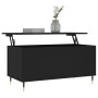 Mesa de centro madera contrachapada negro 90x44,5x45 cm de , Mesas de centro - Ref: Foro24-830965, Precio: 69,88 €, Descuento: %