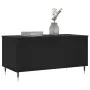 Mesa de centro madera contrachapada negro 90x44,5x45 cm de , Mesas de centro - Ref: Foro24-830965, Precio: 69,12 €, Descuento: %