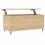 Mesa de centro madera contrachapada roble Sonoma 90x44,5x45 cm de , Mesas de centro - Ref: Foro24-830967, Precio: 67,86 €, De...