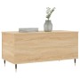 Mesa de centro madera contrachapada roble Sonoma 90x44,5x45 cm de , Mesas de centro - Ref: Foro24-830967, Precio: 67,86 €, De...