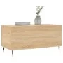 Mesa de centro madera contrachapada roble Sonoma 90x44,5x45 cm de , Mesas de centro - Ref: Foro24-830967, Precio: 67,12 €, De...