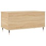 Mesa de centro madera contrachapada roble Sonoma 90x44,5x45 cm de , Mesas de centro - Ref: Foro24-830967, Precio: 67,86 €, De...