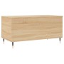 Mesa de centro madera contrachapada roble Sonoma 90x44,5x45 cm de , Mesas de centro - Ref: Foro24-830967, Precio: 67,86 €, De...