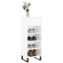 Shoe cabinet made of white glossy plywood 40x36x105 cm by , Shoe racks and shoe organizers - Ref: Foro24-831470, Price: 51,22...