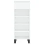 Mueble zapatero madera contrachapada blanco brillo 40x36x105 cm de , Zapateros y organizadores de calzado - Ref: Foro24-83147...