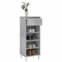 Plywood shoe cabinet in gray concrete wood 40x36x105 cm by , Shoe racks and shoe organizers - Ref: Foro24-831464, Price: 41,0...