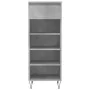 Plywood shoe cabinet in gray concrete wood 40x36x105 cm by , Shoe racks and shoe organizers - Ref: Foro24-831464, Price: 41,0...