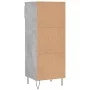 Plywood shoe cabinet in gray concrete wood 40x36x105 cm by , Shoe racks and shoe organizers - Ref: Foro24-831464, Price: 41,0...