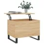 Sonoma oak plywood coffee table 60x44.5x45 cm by , Coffee table - Ref: Foro24-830959, Price: 57,49 €, Discount: %