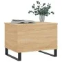 Sonoma oak plywood coffee table 60x44.5x45 cm by , Coffee table - Ref: Foro24-830959, Price: 57,49 €, Discount: %