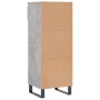 Schuhschrank Sperrholz betongrau 40x36x105 cm von , Schuhregale und Schuhorganisatoren - Ref: Foro24-831472, Preis: 63,61 €, ...