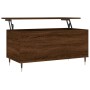 Mesa de centro madera contrachapada roble marrón 90x44,5x45 cm de , Mesas de centro - Ref: Foro24-830971, Precio: 69,61 €, De...
