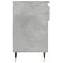 Shoe cabinet made of gray concrete plywood wood 102x36x60 cm by , Shoe racks and shoe organizers - Ref: Foro24-831360, Price:...