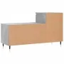 Shoe cabinet made of gray concrete plywood wood 102x36x60 cm by , Shoe racks and shoe organizers - Ref: Foro24-831360, Price:...