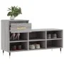 Mueble zapatero madera contrachapada gris Sonoma 102x36x60 cm de , Zapateros y organizadores de calzado - Ref: Foro24-831362,...