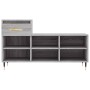 Mueble zapatero madera contrachapada gris Sonoma 102x36x60 cm de , Zapateros y organizadores de calzado - Ref: Foro24-831362,...