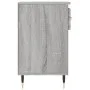 Mueble zapatero madera contrachapada gris Sonoma 102x36x60 cm de , Zapateros y organizadores de calzado - Ref: Foro24-831362,...