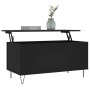 Mesa de centro madera contrachapada negro 90x44,5x45 cm de , Mesas de centro - Ref: Foro24-830973, Precio: 74,56 €, Descuento: %