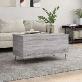 Sonoma Couchtisch aus grauem Sperrholz 90x44,5x45 cm von , Couchtisch - Ref: Foro24-830978, Preis: 69,94 €, Rabatt: %