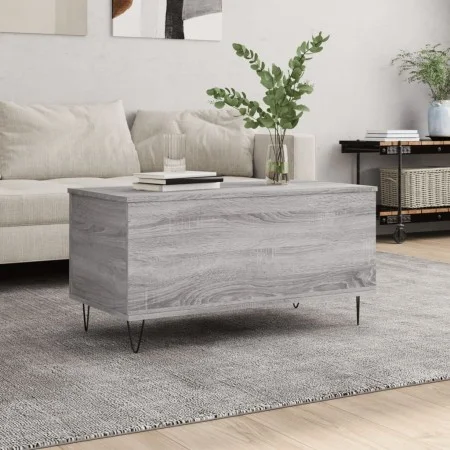 Sonoma Couchtisch aus grauem Sperrholz 90x44,5x45 cm von , Couchtisch - Ref: Foro24-830978, Preis: 69,94 €, Rabatt: %