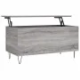 Sonoma Couchtisch aus grauem Sperrholz 90x44,5x45 cm von , Couchtisch - Ref: Foro24-830978, Preis: 69,94 €, Rabatt: %