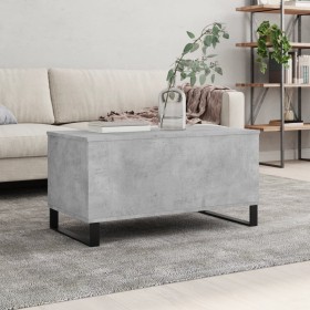 Couchtisch aus Sperrholz grauer Beton 90x44,5x45 cm von , Couchtisch - Ref: Foro24-830984, Preis: 67,19 €, Rabatt: %