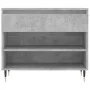 Mueble zapatero madera contrachapada gris hormigón 70x36x60 cm de , Zapateros y organizadores de calzado - Ref: Foro24-831432...
