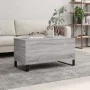 Gray Sonoma plywood coffee table 90x44.5x45 cm by , Coffee table - Ref: Foro24-830986, Price: 63,72 €, Discount: %