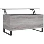 Gray Sonoma plywood coffee table 90x44.5x45 cm by , Coffee table - Ref: Foro24-830986, Price: 63,72 €, Discount: %