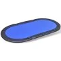 Tablero de póker plegable para 10 jugadores azul de vidaXL, Mesas de juego y de póquer - Ref: Foro24-80136, Precio: 151,76 €,...