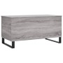 Sonoma Couchtisch aus grauem Sperrholz 90x44,5x45 cm von , Couchtisch - Ref: Foro24-830986, Preis: 66,71 €, Rabatt: %