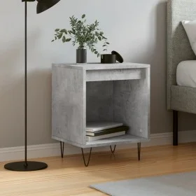 Bedside table made of gray concrete engineered wood, 40x35x50 cm by , Nightstands - Ref: Foro24-830724, Price: 32,96 €, Disco...