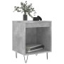 Mesita de noche madera de ingeniería gris hormigón 40x35x50 cm de , Mesitas de noche - Ref: Foro24-830724, Precio: 33,37 €