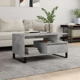 Plywood gray concrete coffee table 90x49x45 cm by , Coffee table - Ref: Foro24-831032, Price: 71,18 €, Discount: %