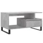 Mesa de centro madera contrachapada gris hormigón 90x49x45 cm de , Mesas de centro - Ref: Foro24-831032, Precio: 73,12 €, Des...
