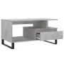 Mesa de centro madera contrachapada gris hormigón 90x49x45 cm de , Mesas de centro - Ref: Foro24-831032, Precio: 73,12 €, Des...