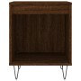 Engineered wood brown oak bedside table 40x35x50 cm by , Nightstands - Ref: Foro24-830730, Price: 34,07 €, Discount: %