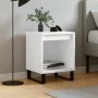Nachttisch aus Sperrholz weiß 40x35x50 cm von , Nachttische - Ref: Foro24-830732, Preis: 39,52 €, Rabatt: %