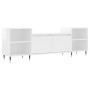 Sperrholz TV-Möbel glänzend weiß 160x35x55 cm von , TV-Möbel - Ref: Foro24-831334, Preis: 93,79 €, Rabatt: %