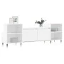 Sperrholz TV-Möbel glänzend weiß 160x35x55 cm von , TV-Möbel - Ref: Foro24-831334, Preis: 92,63 €, Rabatt: %