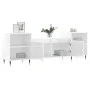 Sperrholz TV-Möbel glänzend weiß 160x35x55 cm von , TV-Möbel - Ref: Foro24-831334, Preis: 92,63 €, Rabatt: %