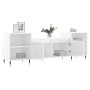 Sperrholz TV-Möbel glänzend weiß 160x35x55 cm von , TV-Möbel - Ref: Foro24-831334, Preis: 93,79 €, Rabatt: %