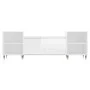 Sperrholz TV-Möbel glänzend weiß 160x35x55 cm von , TV-Möbel - Ref: Foro24-831334, Preis: 92,63 €, Rabatt: %