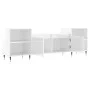 Sperrholz TV-Möbel glänzend weiß 160x35x55 cm von , TV-Möbel - Ref: Foro24-831334, Preis: 92,63 €, Rabatt: %