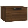 Wall-mounted bedside table in brown oak color, 34x30x20 cm by , Lockers and storage cabinets - Ref: Foro24-817091, Price: 32,...