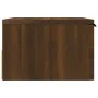 Wall-mounted bedside table in brown oak color, 34x30x20 cm by , Lockers and storage cabinets - Ref: Foro24-817091, Price: 32,...