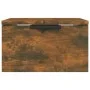 Mesita de noche de pared color roble ahumado 34x30x20 cm de , Taquillas y armarios de almacenamiento - Ref: Foro24-817087, Pr...