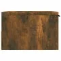 Wandnachttisch aus geräucherter Eiche 34x30x20 cm von , Schließfächer und Lagerschränke - Ref: Foro24-817087, Preis: 25,81 €,...