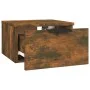 Wandnachttisch aus geräucherter Eiche 34x30x20 cm von , Schließfächer und Lagerschränke - Ref: Foro24-817087, Preis: 25,81 €,...