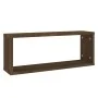 Estantes cúbicos de pared 6 uds madera roble marrón 60x15x23 cm de , Estantes y estanterías - Ref: Foro24-815932, Precio: 52,...
